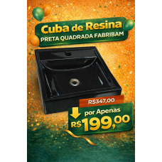 Cuba Quadrada Fabribam Ravena Preta