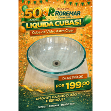 Cuba de Vidro Astra
