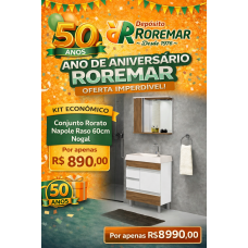 Conjunto Rorato Napole Suspenso 60cm